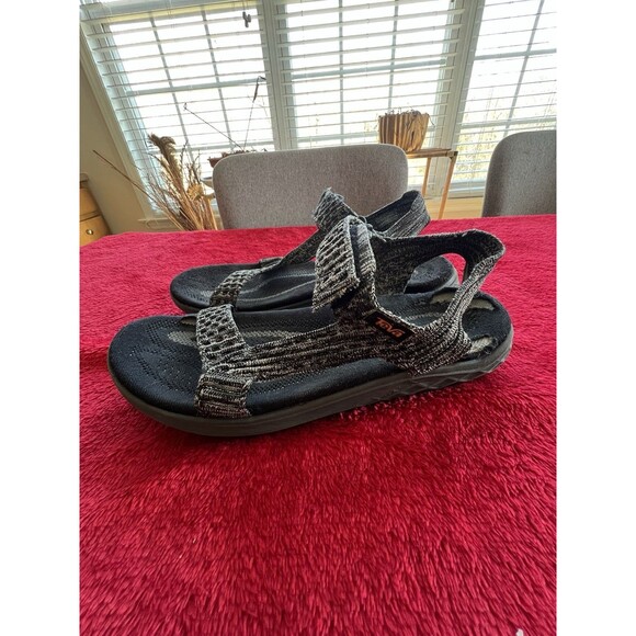 Teva Terra Float 2 Knit Women Universal Sandal Black Grey Comfort 7 Hiking - Picture 2 of 9